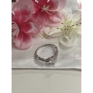 100% 925 Sterling Silver Heart Shaped Size 6  Ring Nice Gift item!